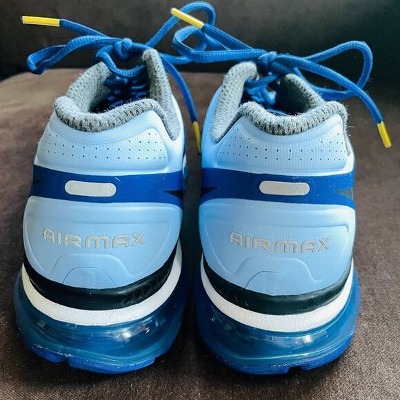 New Nike Air Max 2012 LAF Blue Royal Maize Mens US Size 8.5 US 42 EUR Livestrong - Picture 5 of 11